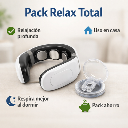 Pack Relax Total InnovaGoods – Cuello, Espalda y Sueño Profund